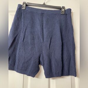 J. Crew | Dark Blue Knit Shorts